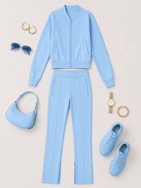 Baby Blue Jogging Suit